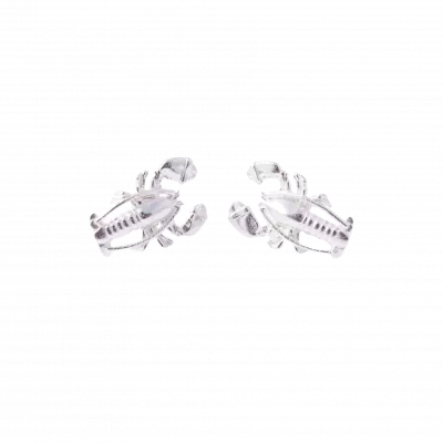 Sterling Silver Lobster Earrings